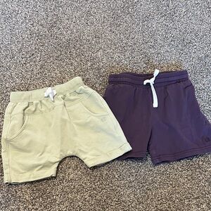 Little Bipsy Kids Shorts Set - Green and Purple